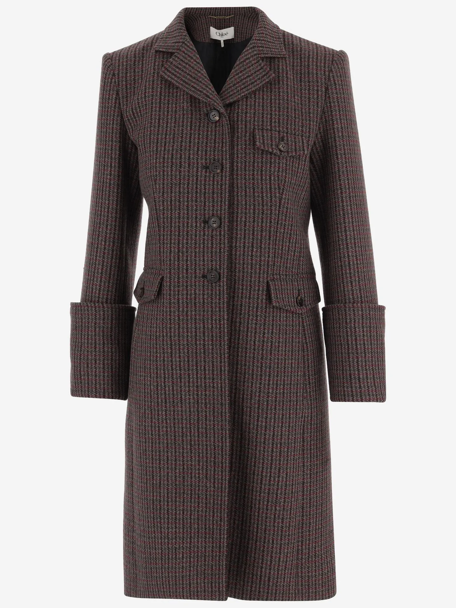 Wool-Blend Single-Breasted Riding Coat sold by Lord & Taylor
