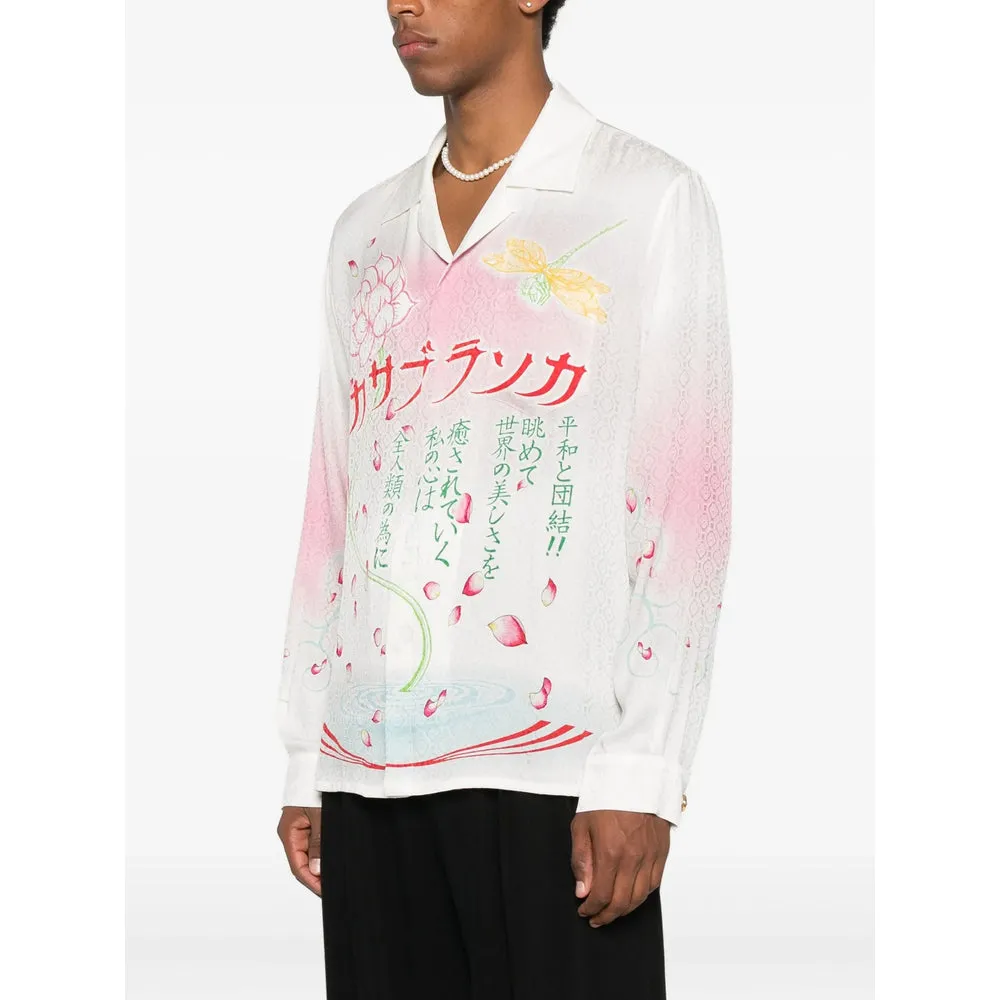 Lotus Print V-Neck Shirt sold by Lord & Taylor product image thumbnail 4