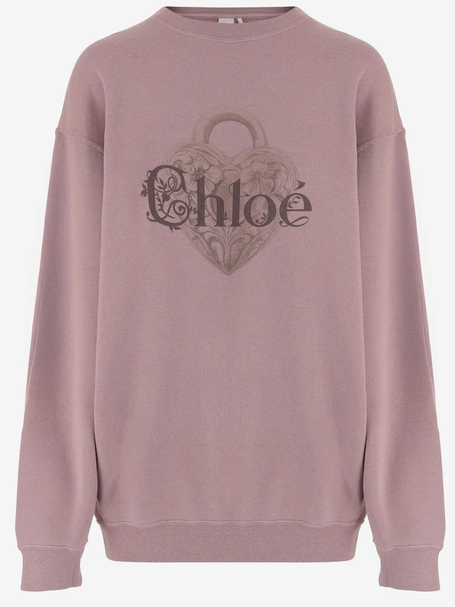 Pink Cotton-Blend Logo Sweatshirt sold by Lord & Taylor