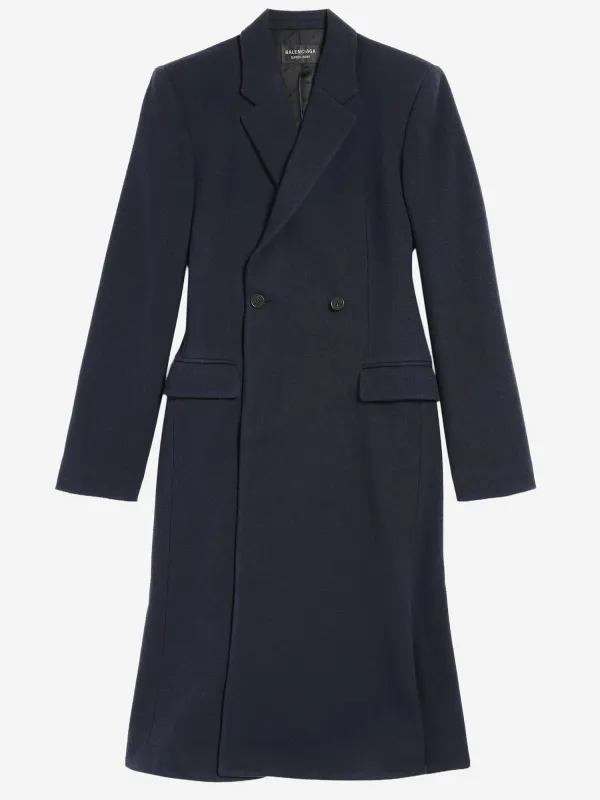 Midi Godet Wool Coat sold by Lord & Taylor