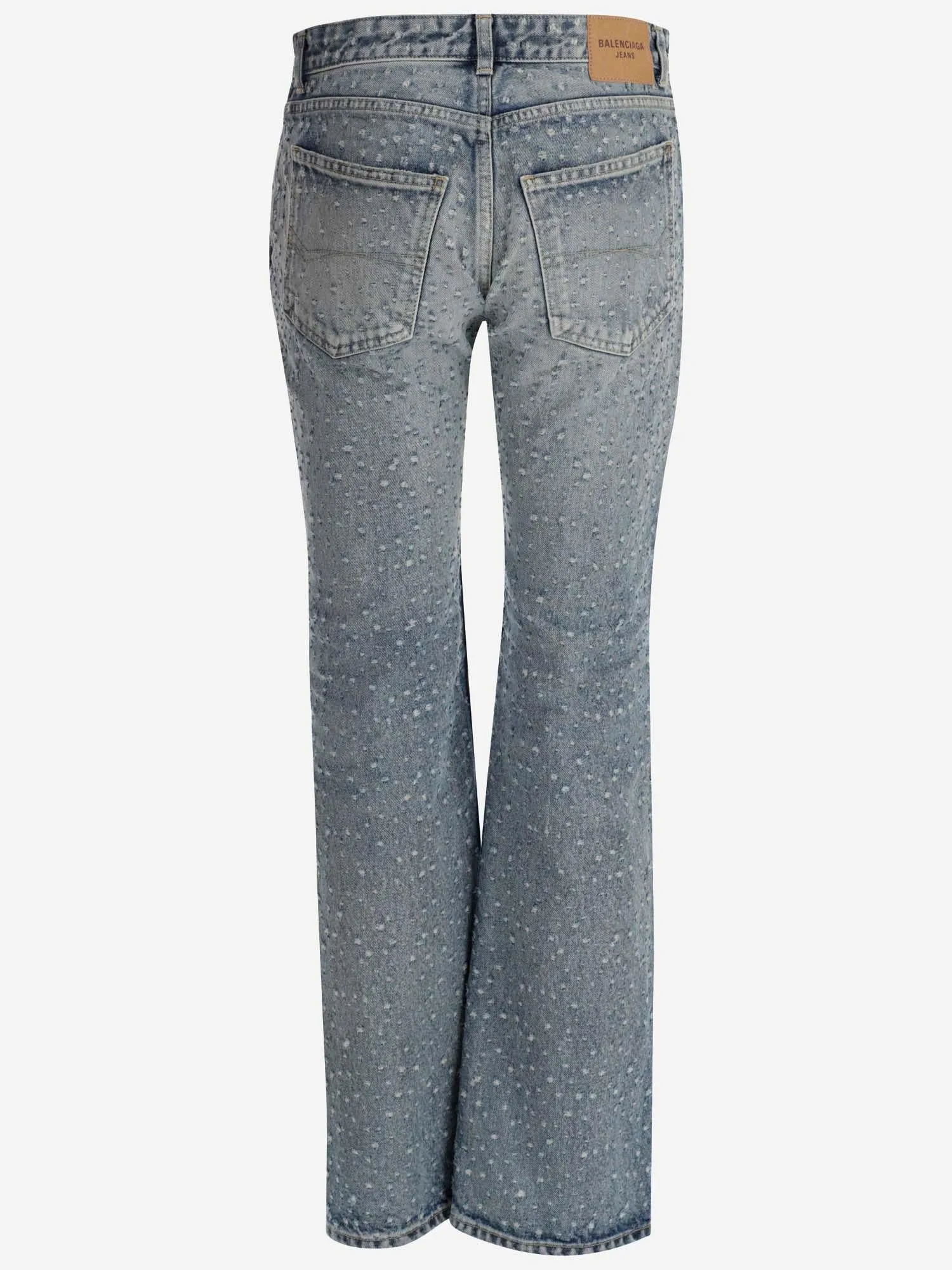Low-Waist Hole Denim Pants sold by Lord & Taylor product image thumbnail 2