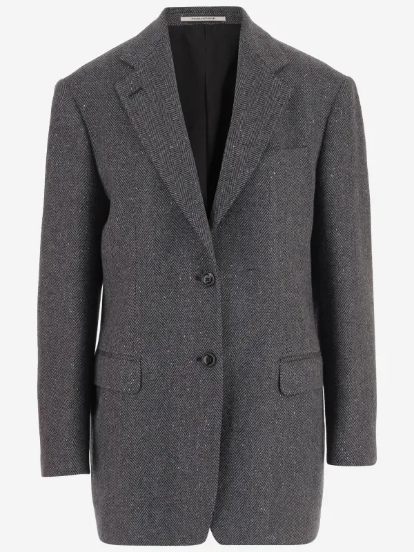 Single-Breasted Wool-Blend Jacket sold by Lord & Taylor