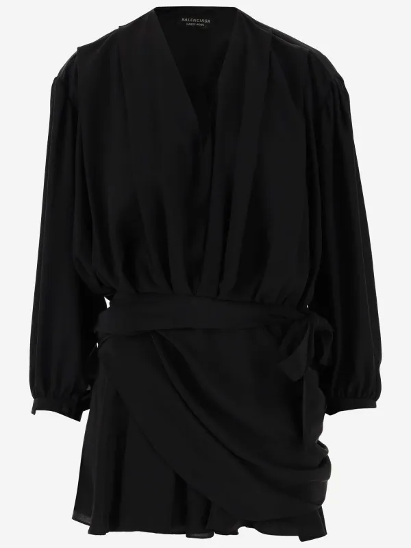 Draped Silk Dress sold by Lord & Taylor