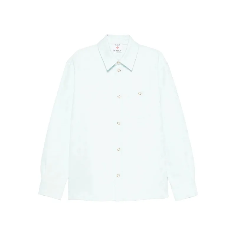 Pale Blue Cotton Shirt sold by Lord & Taylor