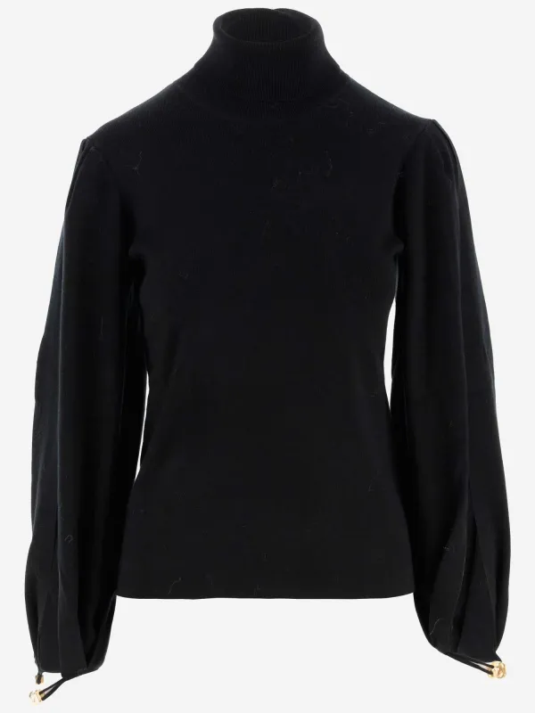 Wool-Blend Mock Neck Pullover sold by Lord & Taylor