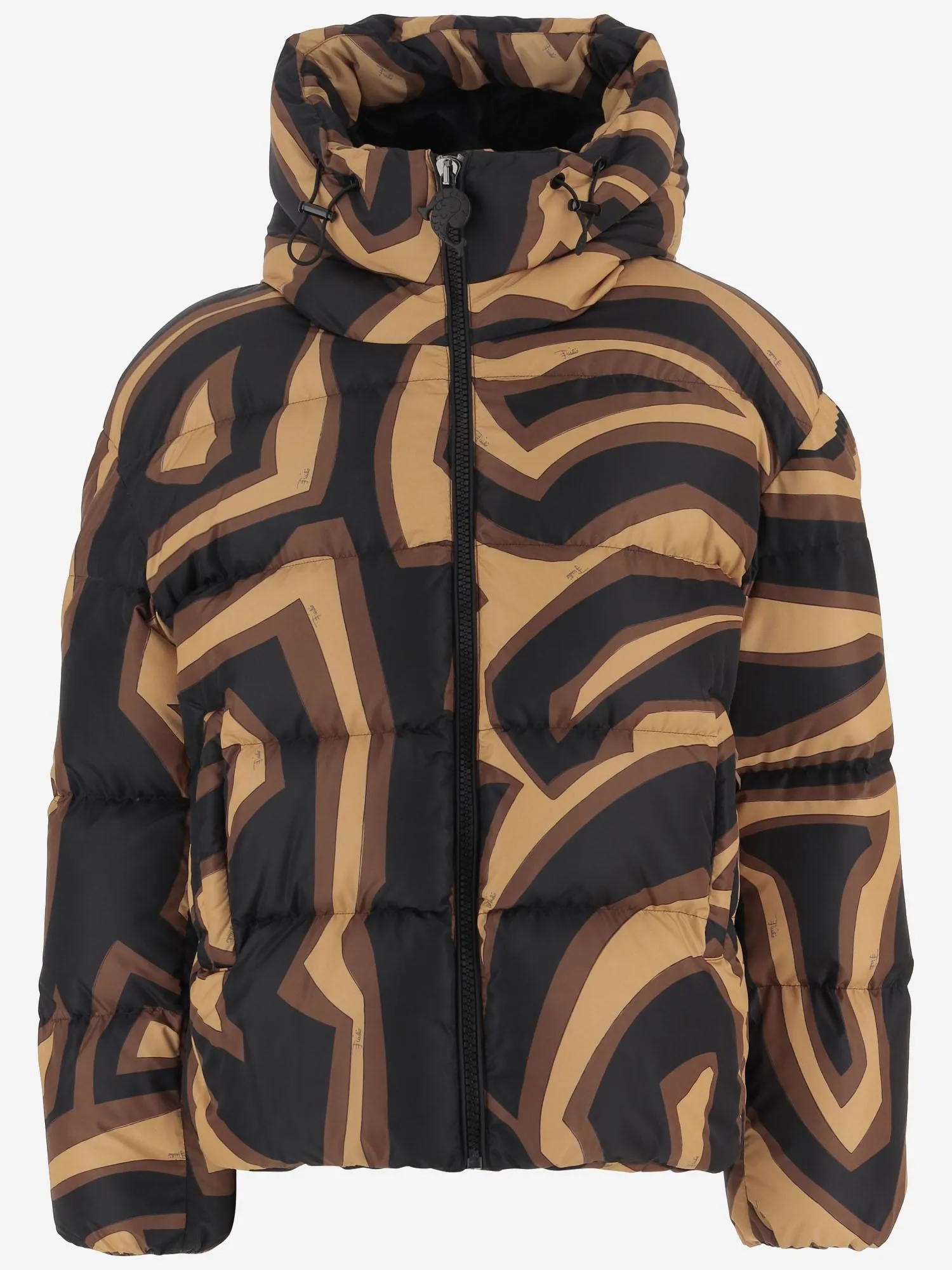 Abstract-Print Puffer Jacket sold by Lord & Taylor