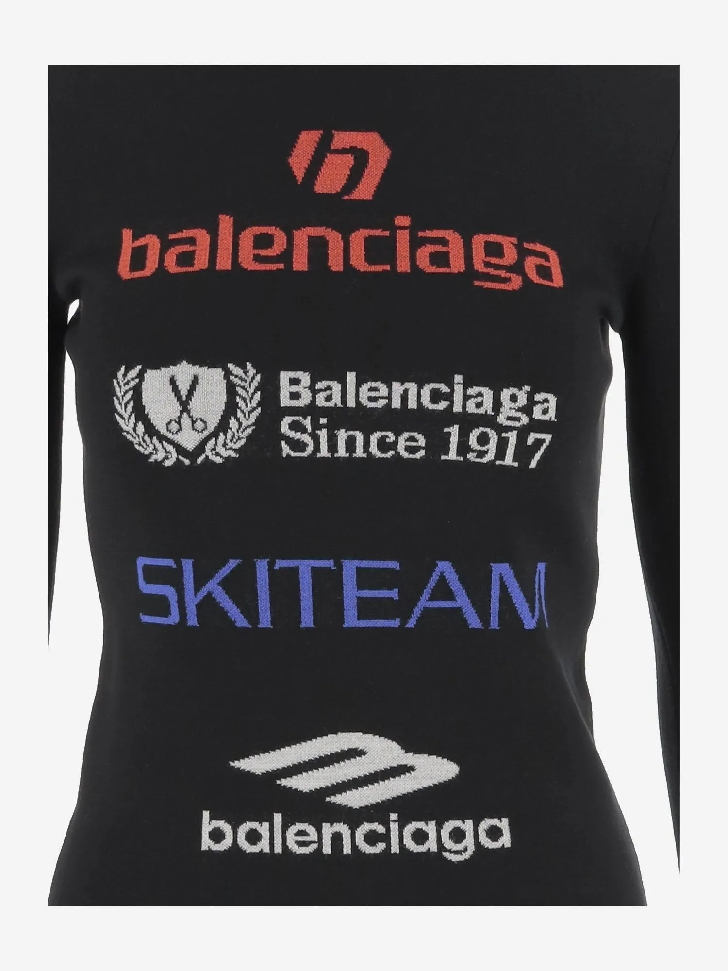 Wool-Blend Logo High-Neck Pullover sold by Lord & Taylor product image thumbnail 3