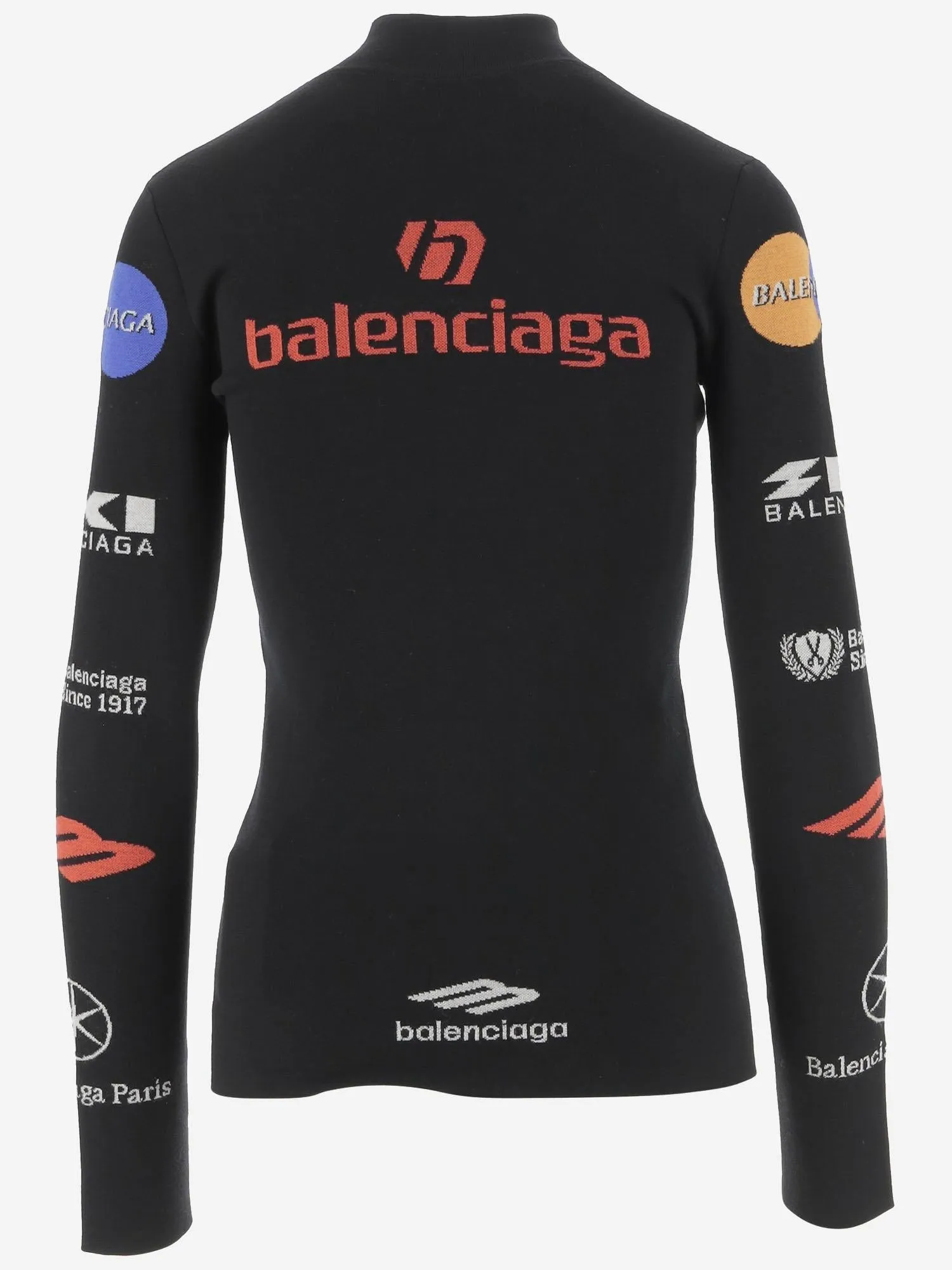 Wool-Blend Logo High-Neck Pullover sold by Lord & Taylor product image thumbnail 2