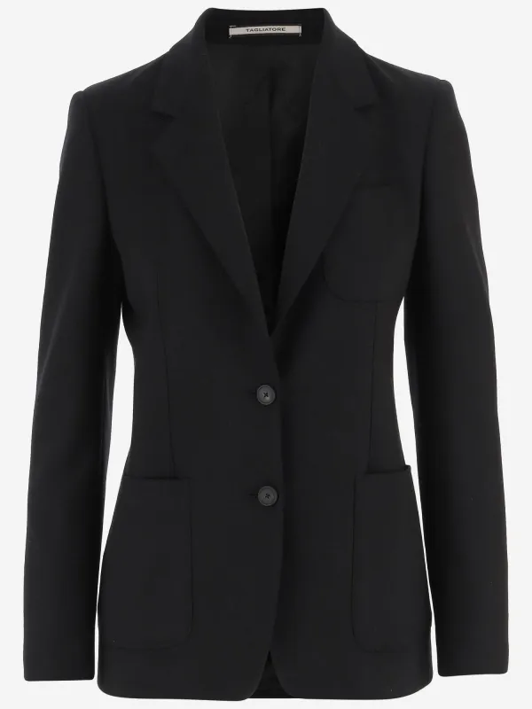 Single-Breasted Stretch Wool Jacket sold by Lord & Taylor