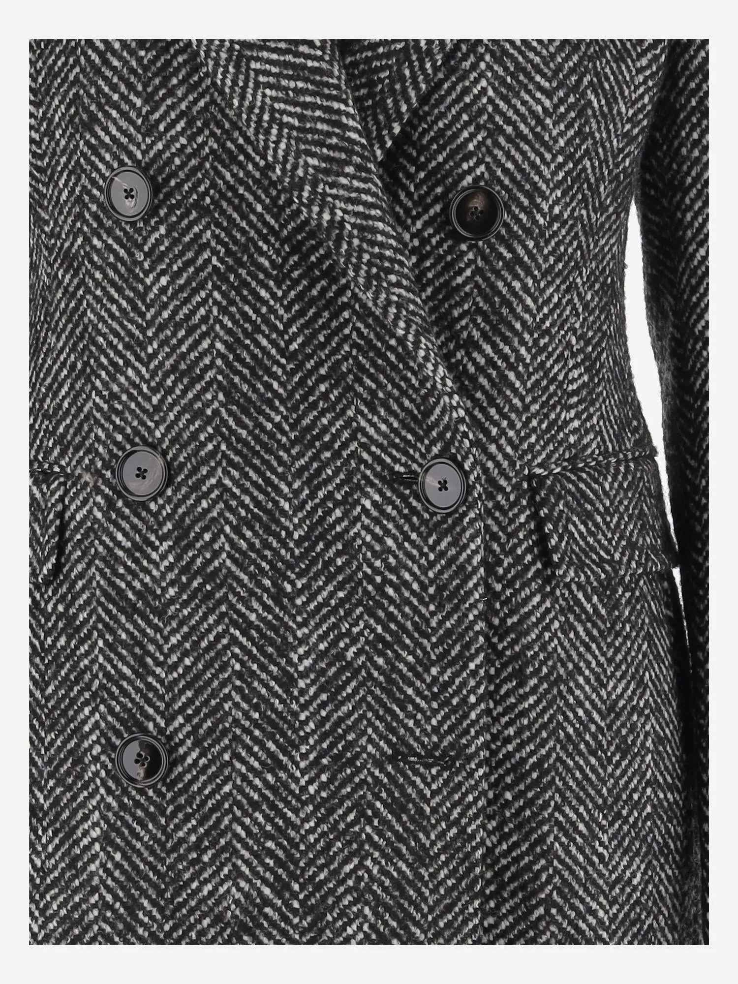 Double-Breasted Wool-Blend Coat sold by Lord & Taylor product image thumbnail 2