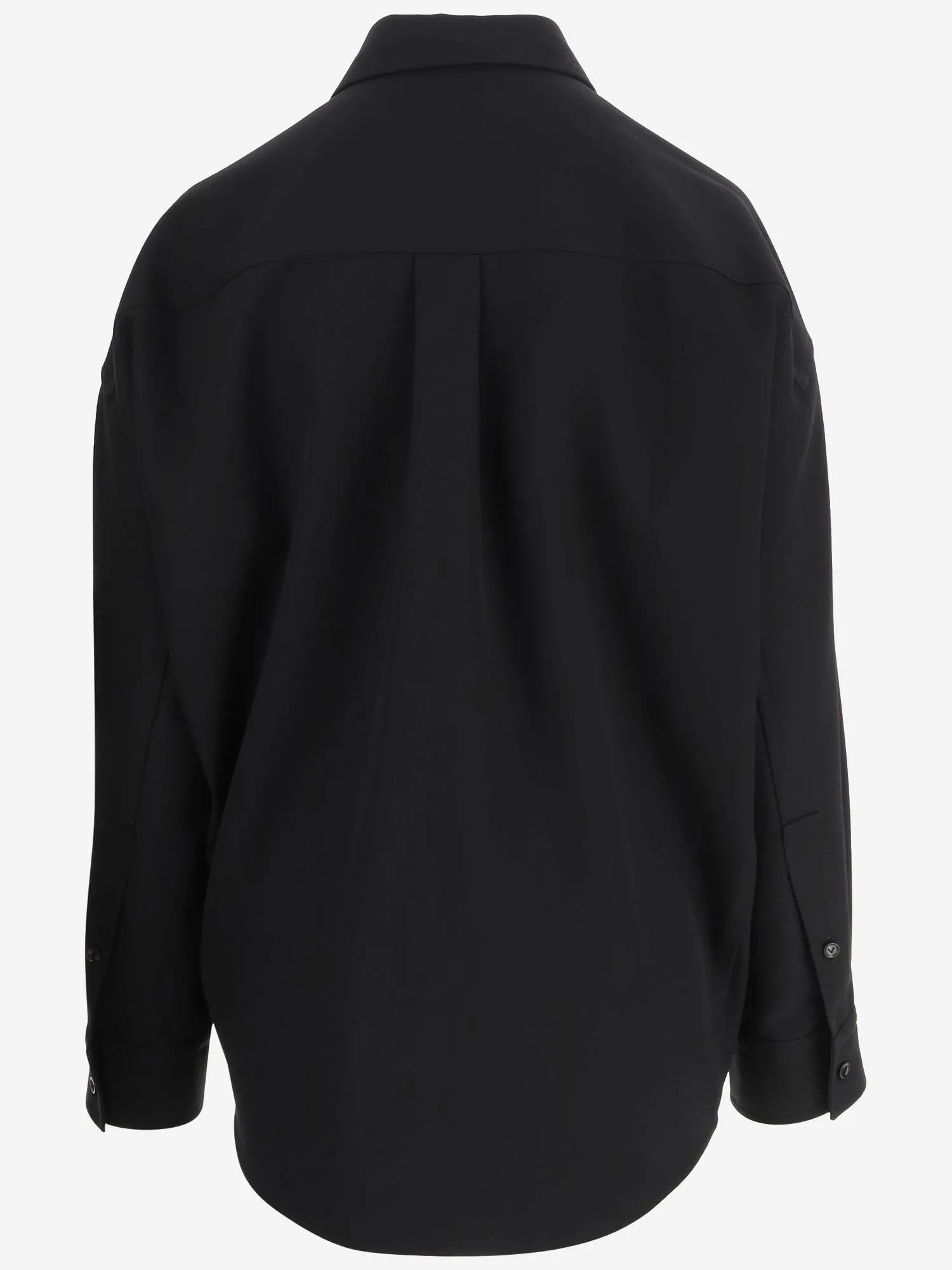 Wool Twill Oversize Shirt sold by Lord & Taylor product image thumbnail 3