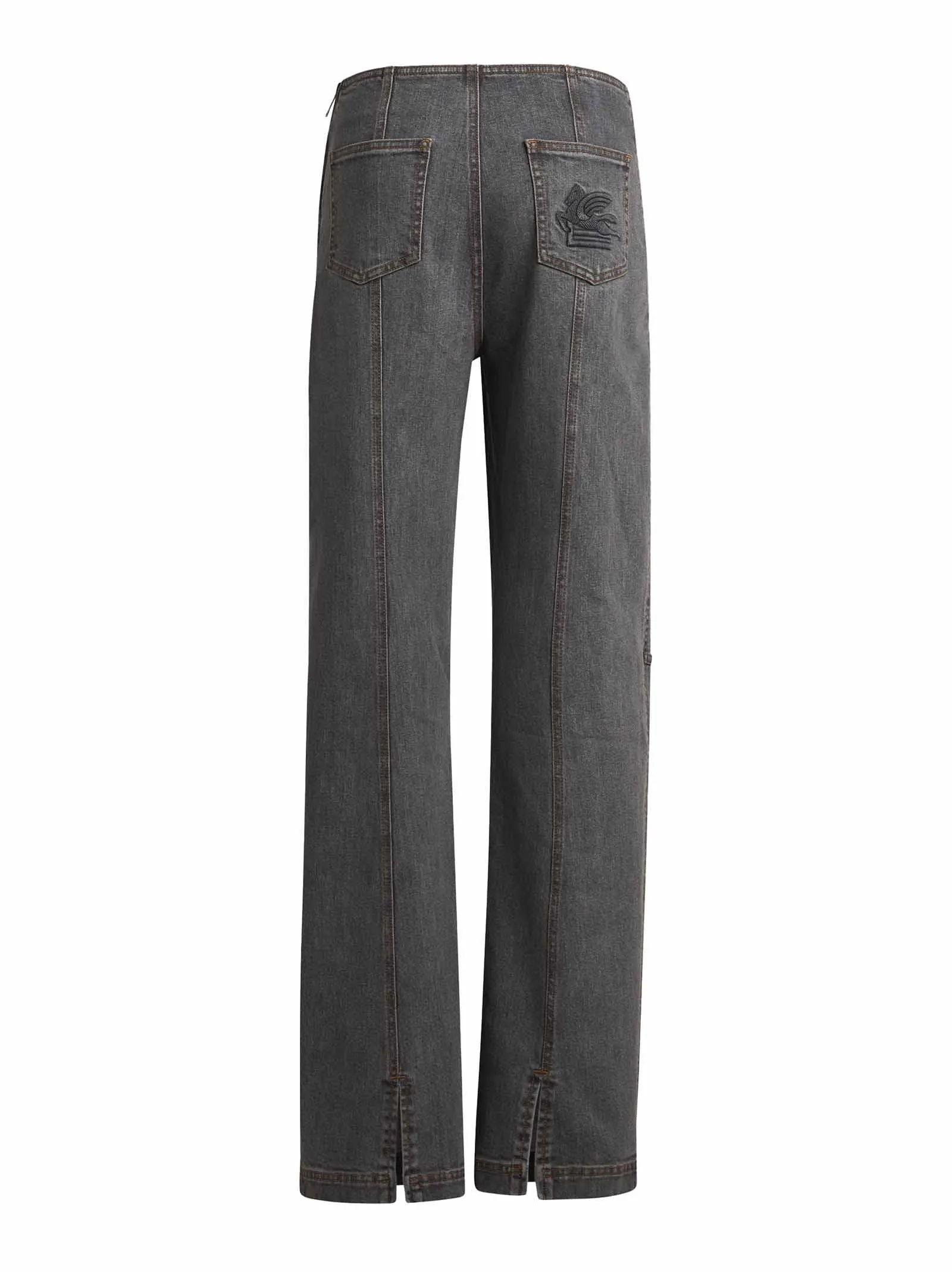 Grey Straight-Leg Jeans sold by Lord & Taylor product image thumbnail 2