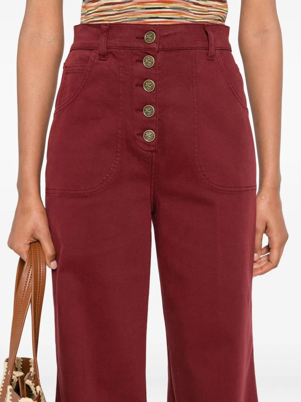 High-Rise Flared Jeans sold by Lord & Taylor product image thumbnail 4