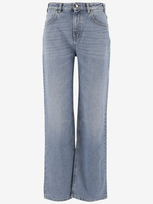 Straight-Leg Navy Denim Jeans sold by Lord & Taylor