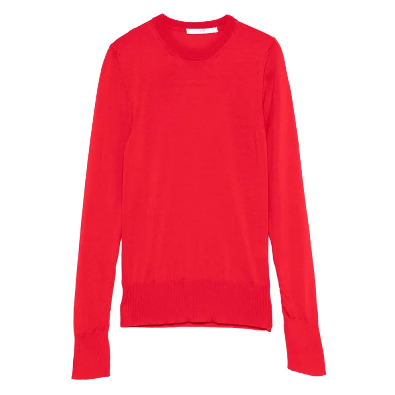 Red Crewneck Sweater made by Lord & Taylor