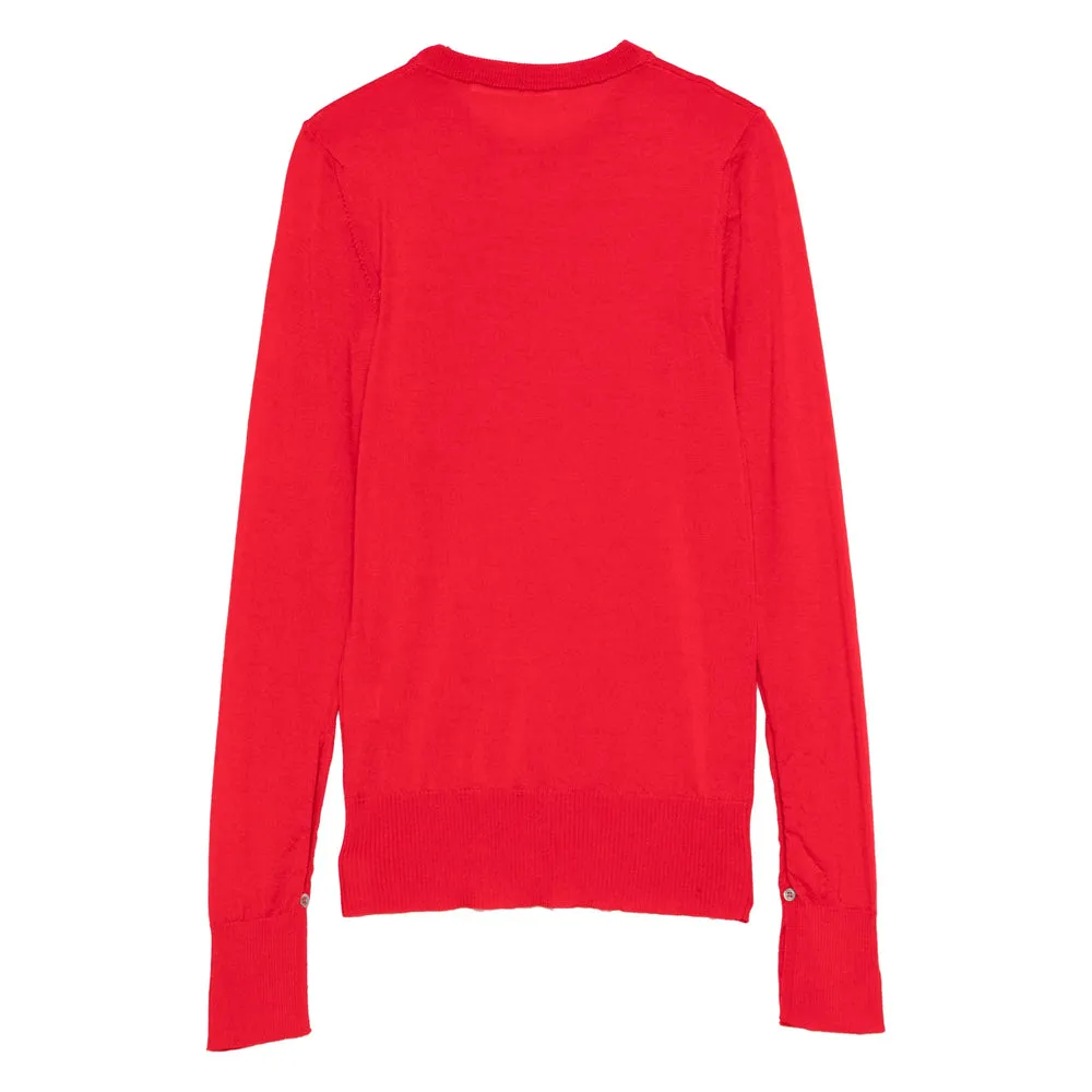 Red Crewneck Sweater sold by Lord & Taylor product image thumbnail 2