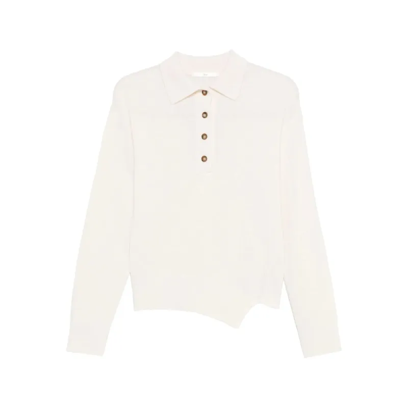 White Polo Collar Sweater sold by Lord & Taylor