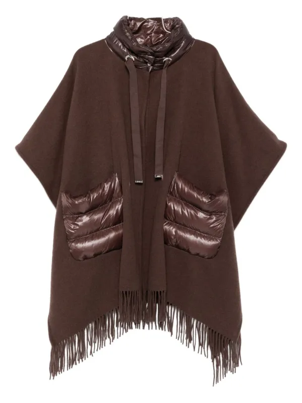 WARMY AND ULTRALIGHT NYLON RESORT PONCHO sold by Lord & Taylor