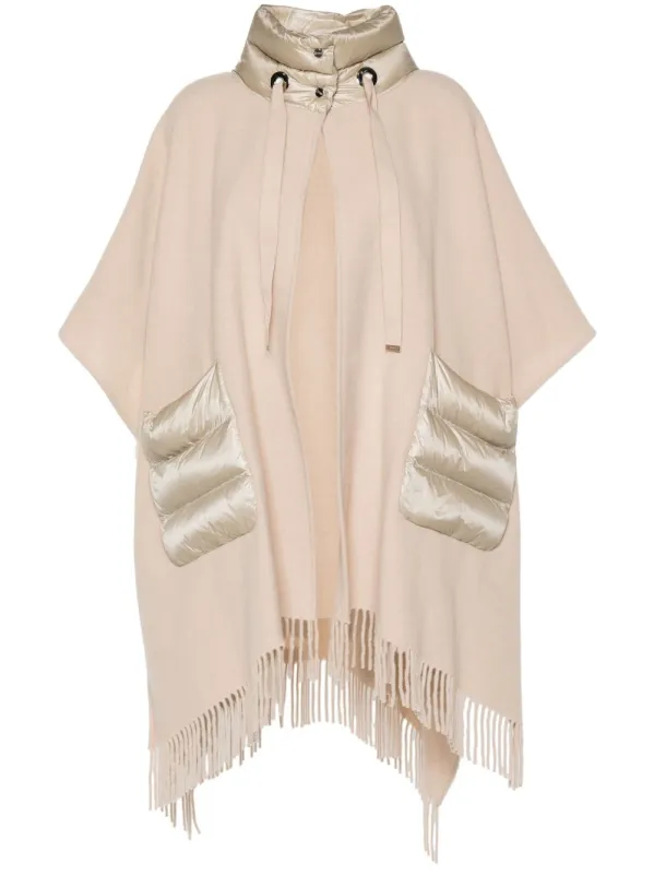 WARMY AND ULTRALIGHT NYLON RESORT PONCHO sold by Lord & Taylor