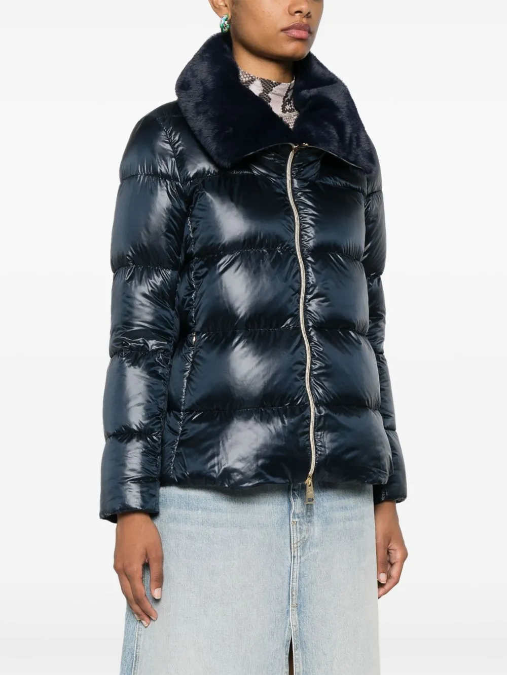 DOWN JACKET WITH LINED COLLAR sold by Lord & Taylor product image thumbnail 2