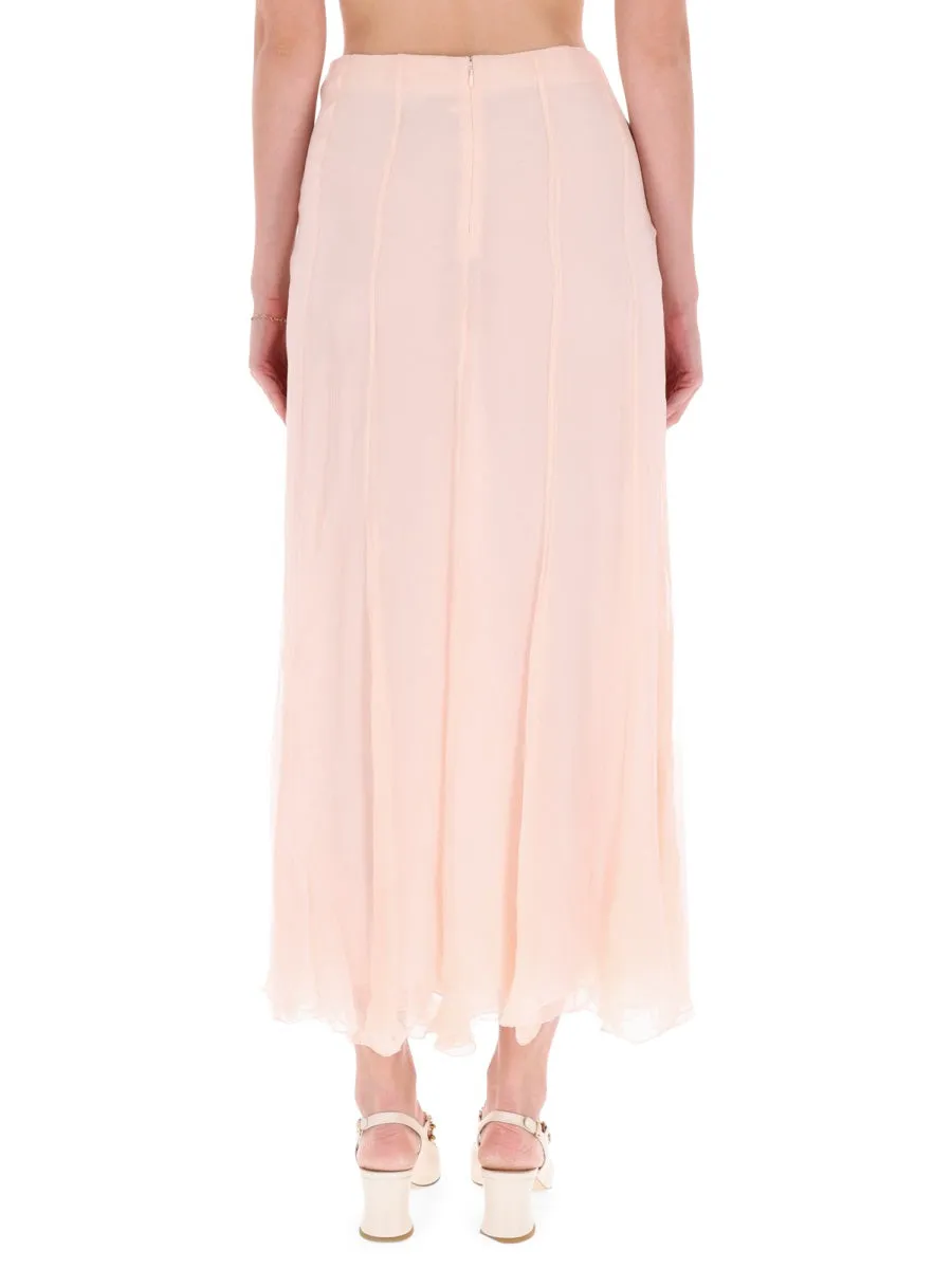 SILK MUSLIN MAXI SKIRT sold by Lord & Taylor product image thumbnail 4