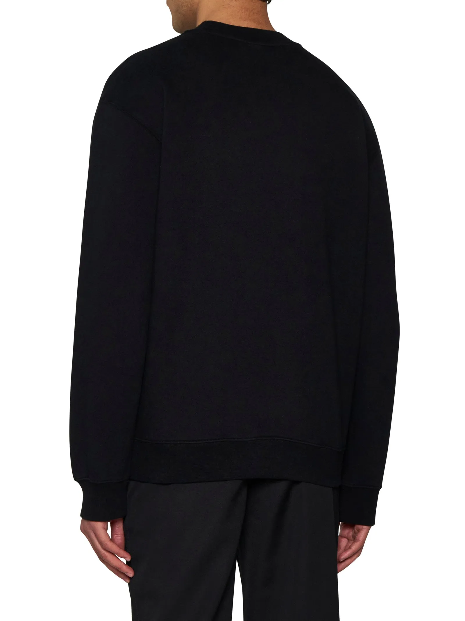 Black Cotton Gros Grain Sweatshirt sold by Lord & Taylor product image thumbnail 2