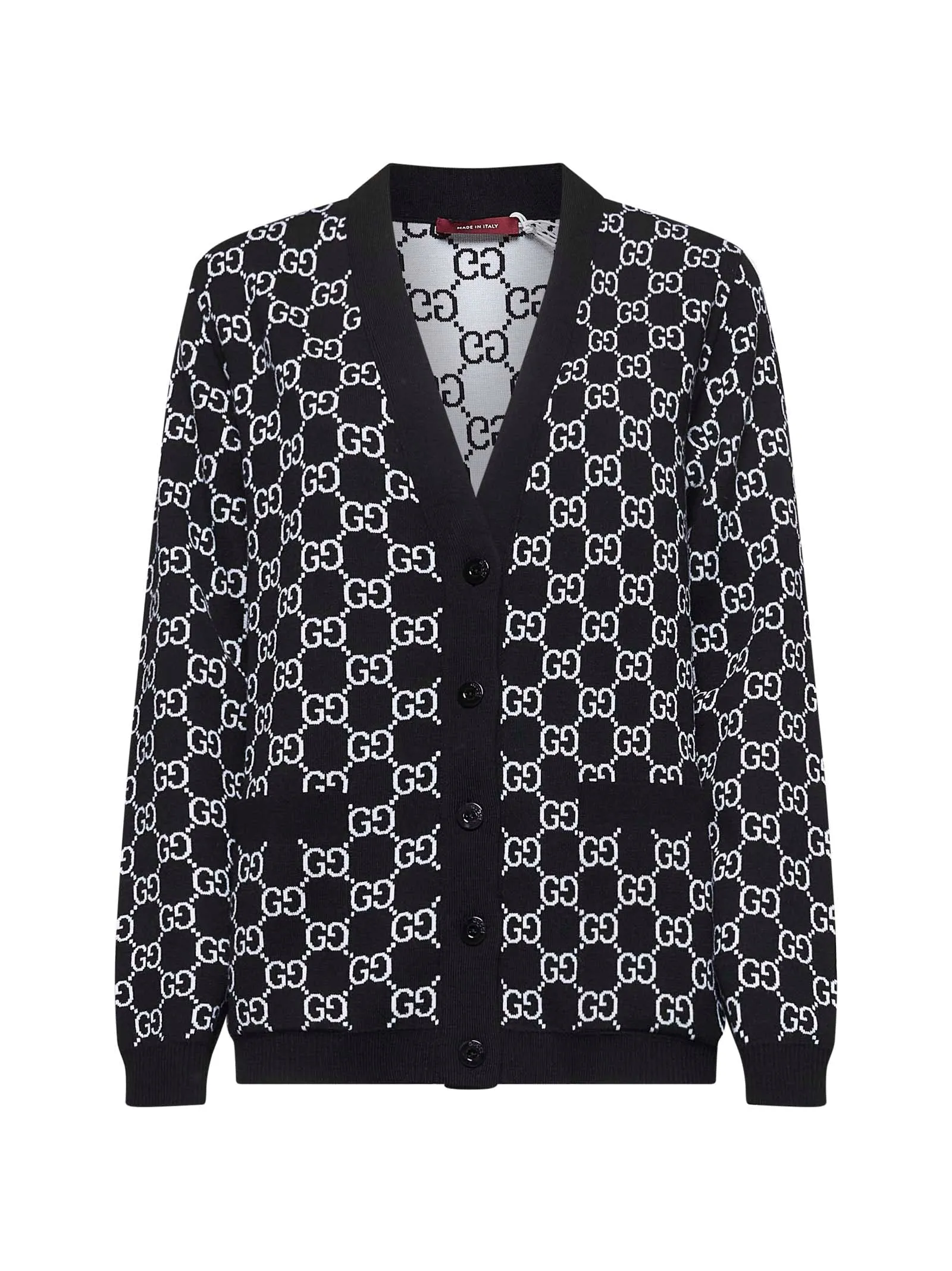 Gucci GG Wool Jacquard Reversible Cardigan sold by Lord & Taylor