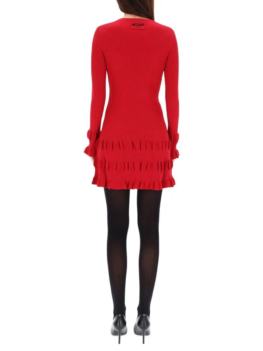 MINI DRESS WITH RUFFLES sold by Lord & Taylor product image thumbnail 3