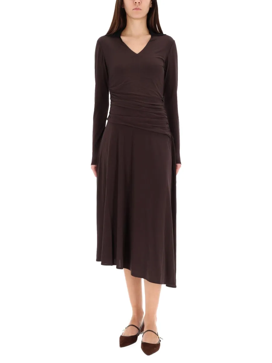 ASYMMETRICAL MIDI DRESS sold by Lord & Taylor product image thumbnail 2