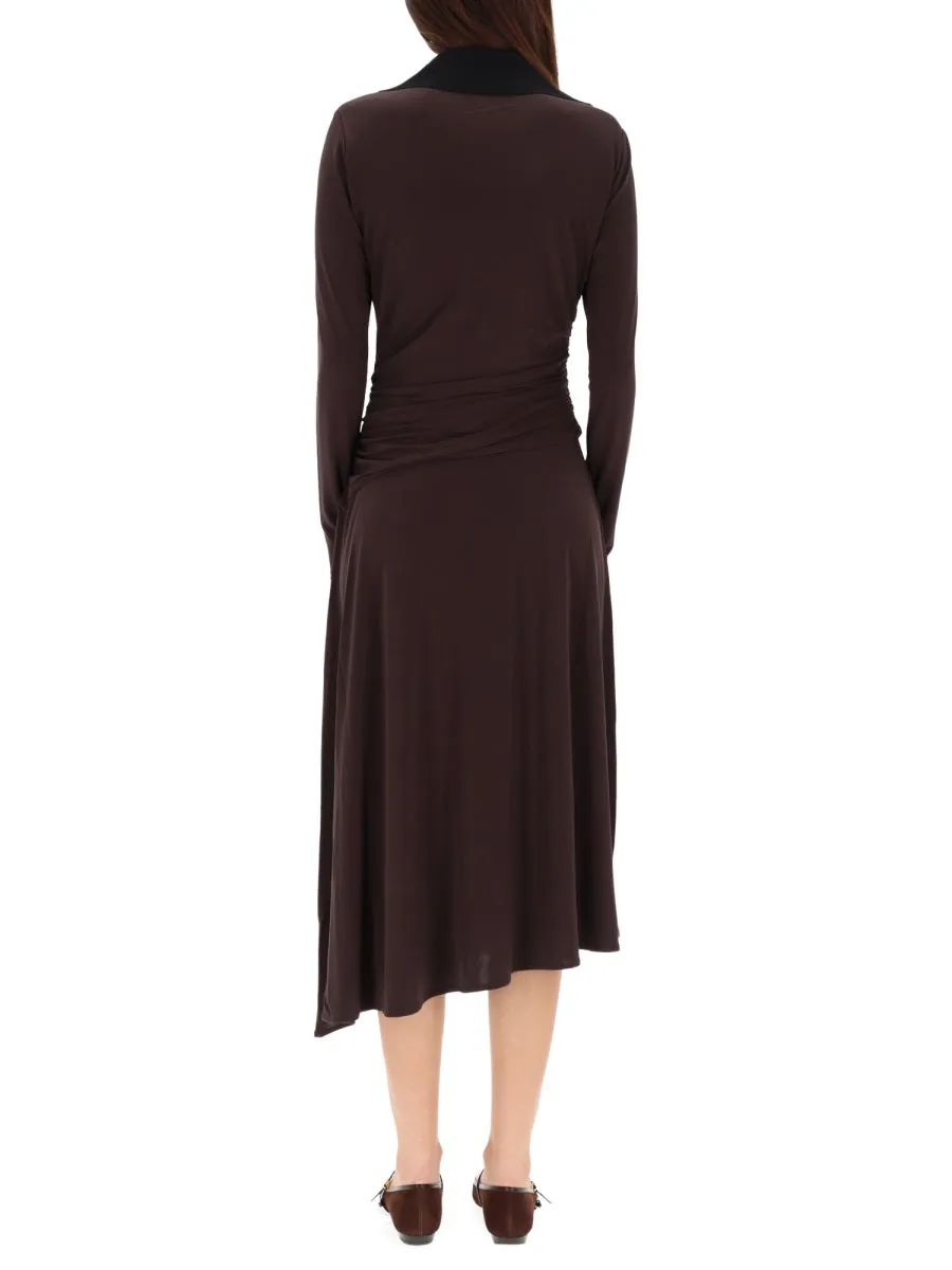 ASYMMETRICAL MIDI DRESS sold by Lord & Taylor product image thumbnail 3