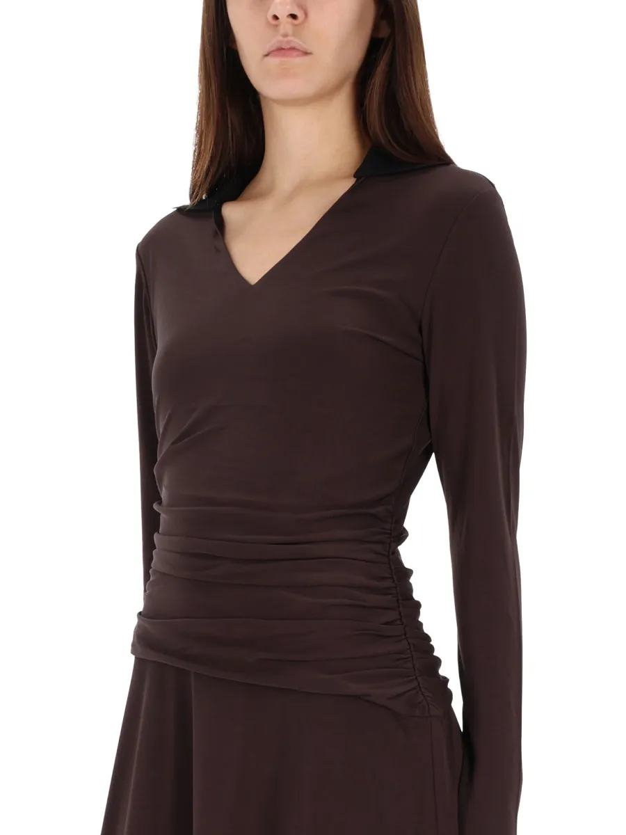 ASYMMETRICAL MIDI DRESS sold by Lord & Taylor product image thumbnail 4