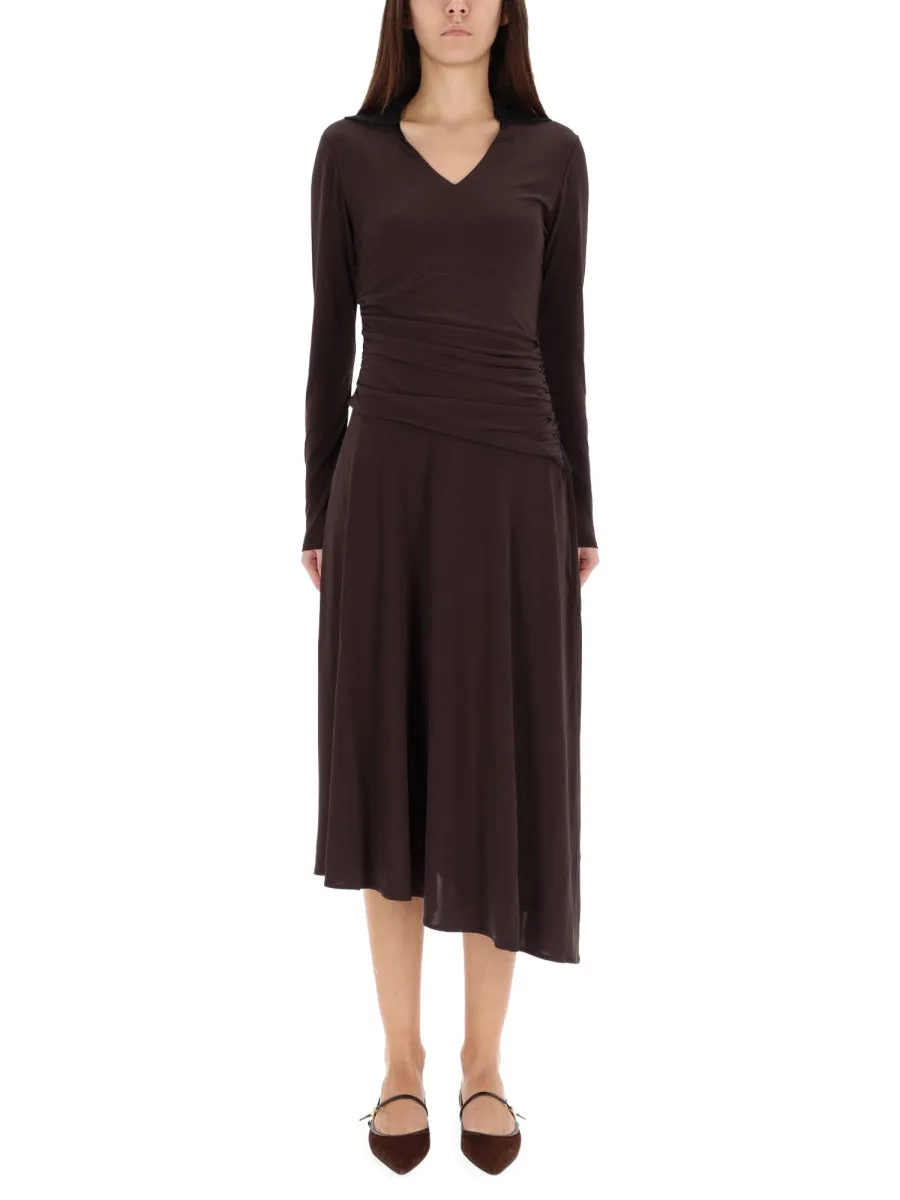 ASYMMETRICAL MIDI DRESS sold by Lord & Taylor