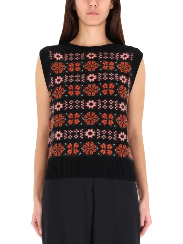 FAIR ISLE KNIT VEST sold by Lord & Taylor
