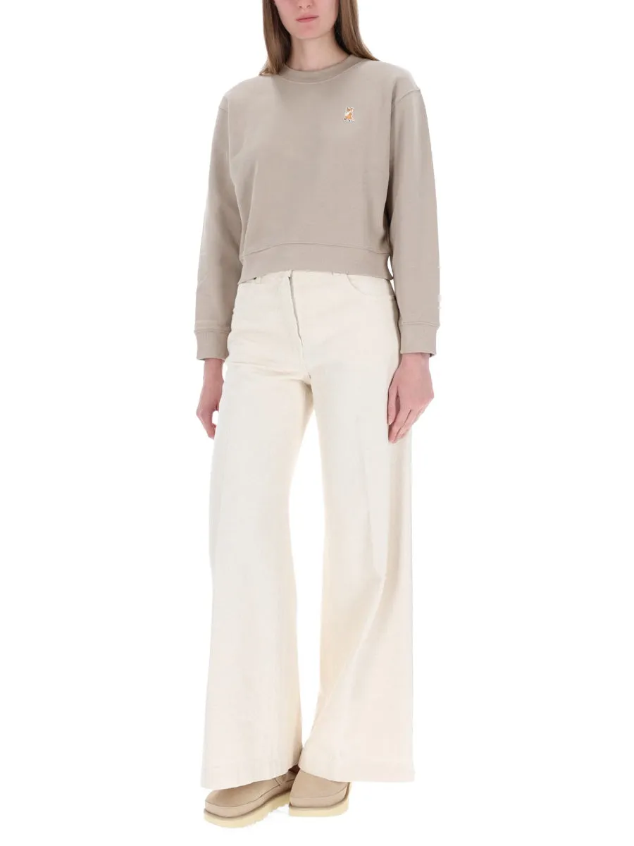 CROPPED FOX SWEATSHIRT sold by Lord & Taylor product image thumbnail 2