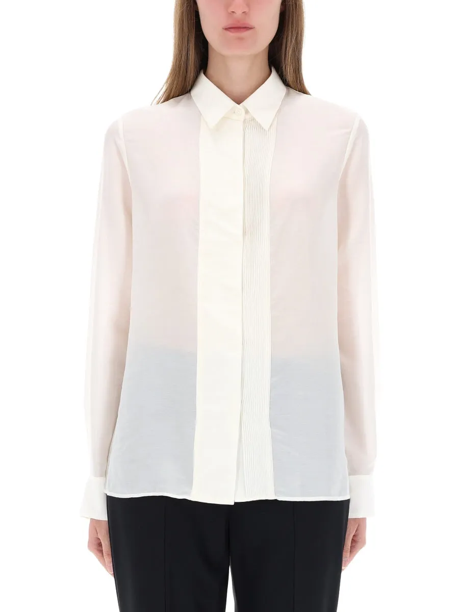 SHIRT WITH RIBBED PLEATS sold by Lord & Taylor