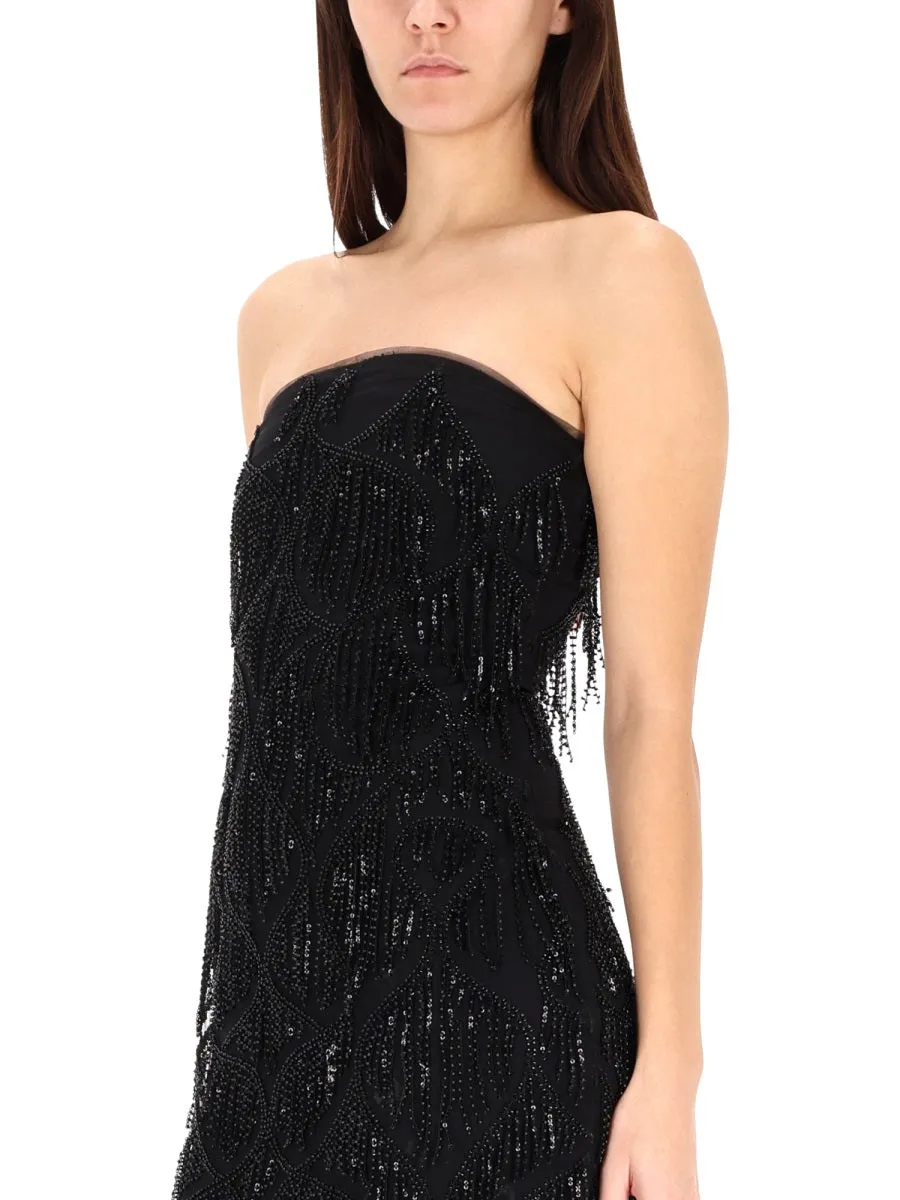 MIDI DRESS WITH SEQUINS sold by Lord & Taylor product image thumbnail 2