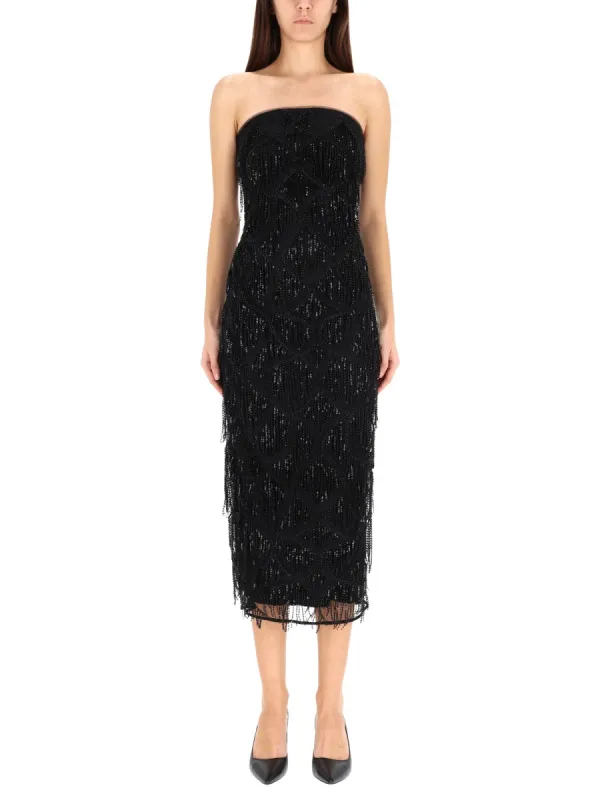 MIDI DRESS WITH SEQUINS sold by Lord & Taylor