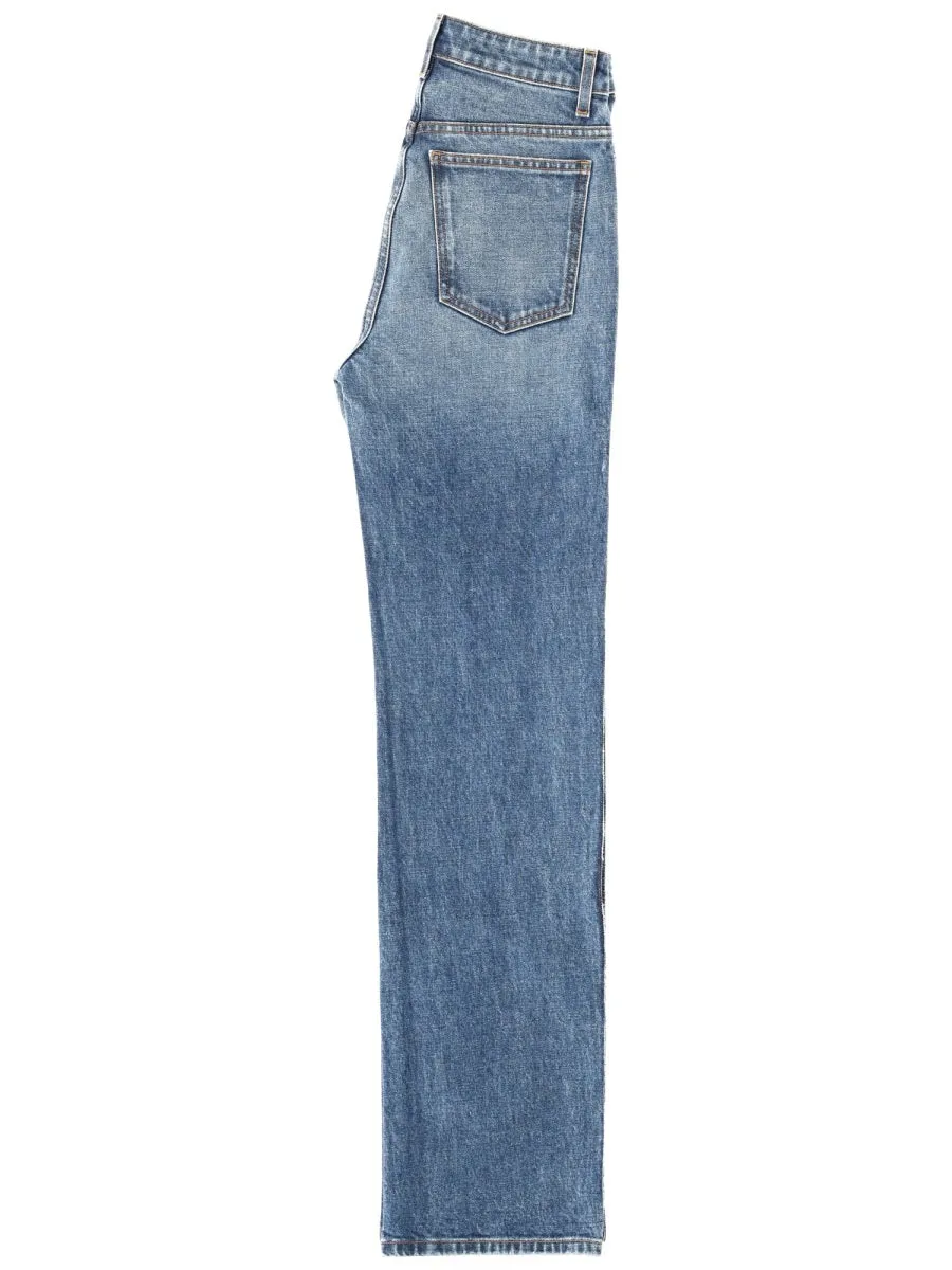 DENIM COTTON BLEND JEANS sold by Lord & Taylor product image thumbnail 3