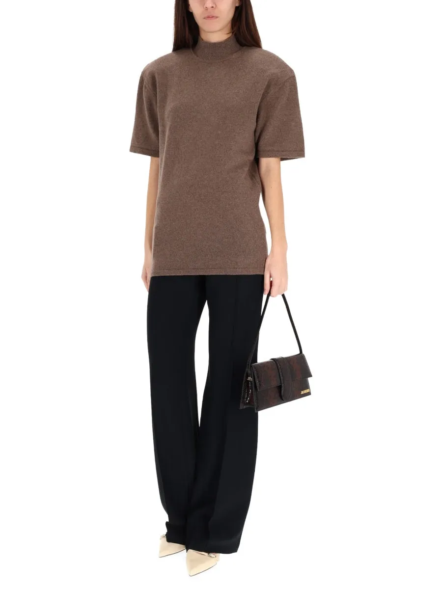 BROWN WOOL-CASHMERE SWEATER sold by Lord & Taylor product image thumbnail 2