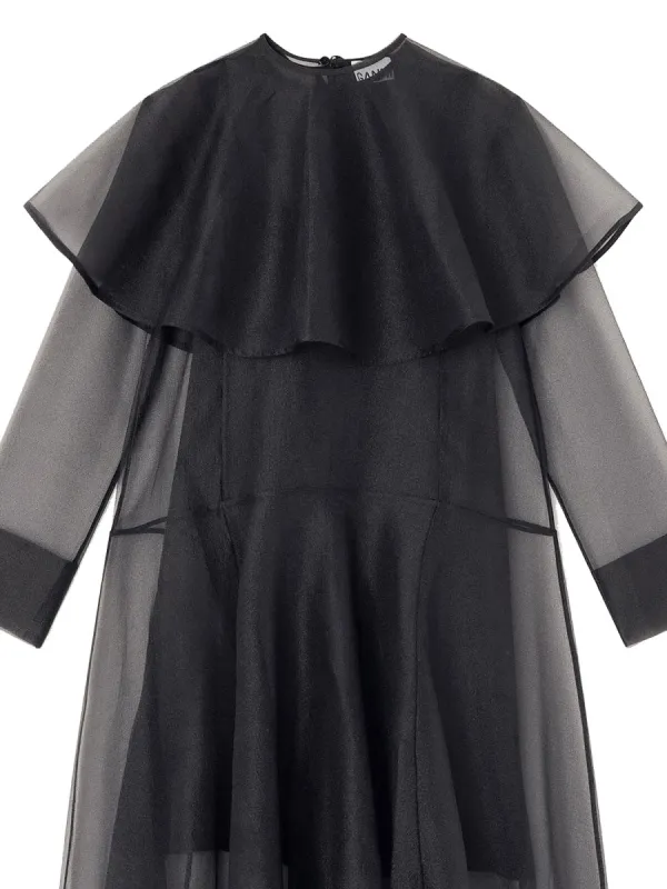 BLACK RECYCLED POLYESTER DRESS sold by Lord & Taylor