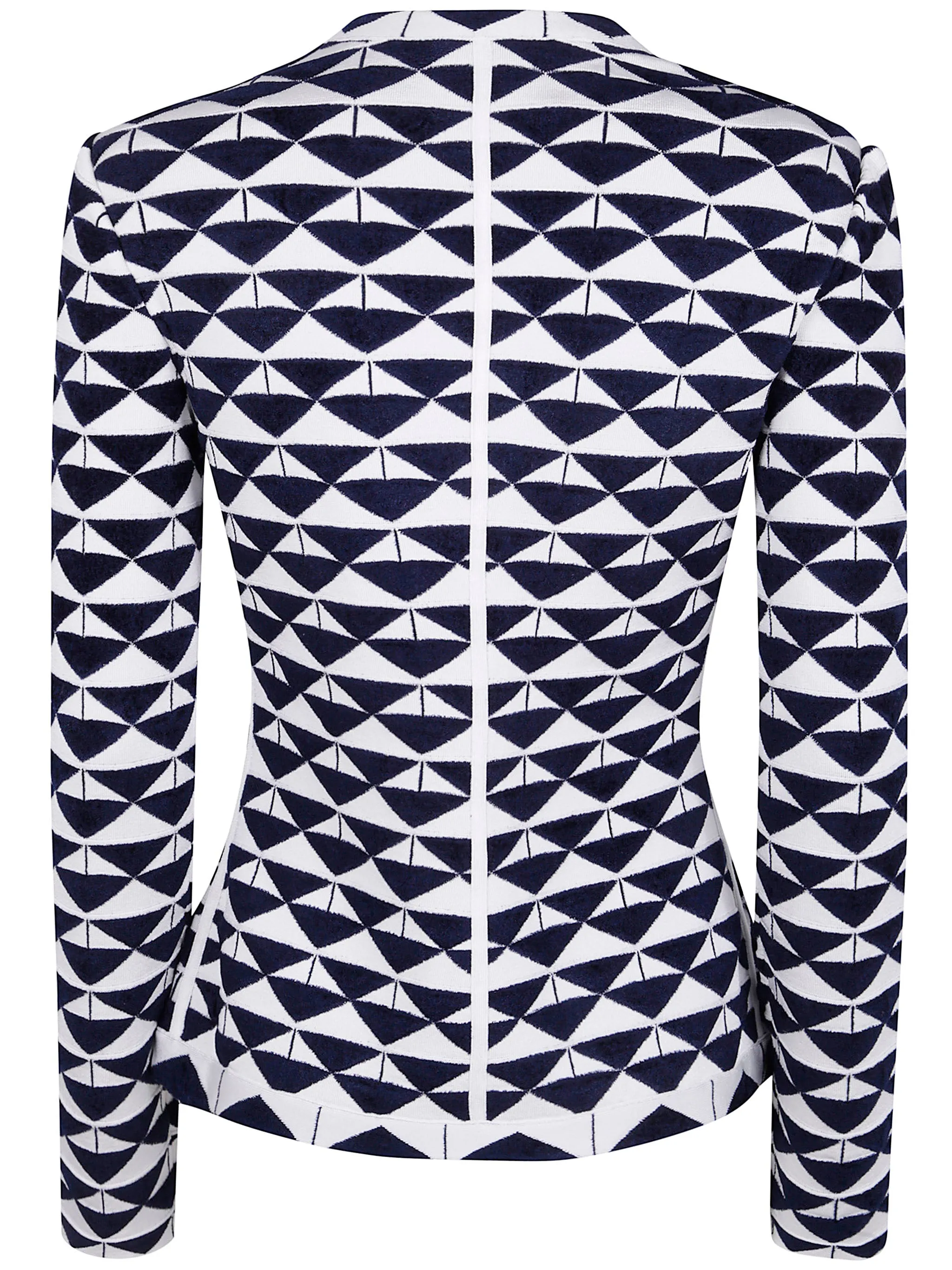 COTTON BLEND GEOMETRIC BLOUSE sold by Lord & Taylor product image thumbnail 2