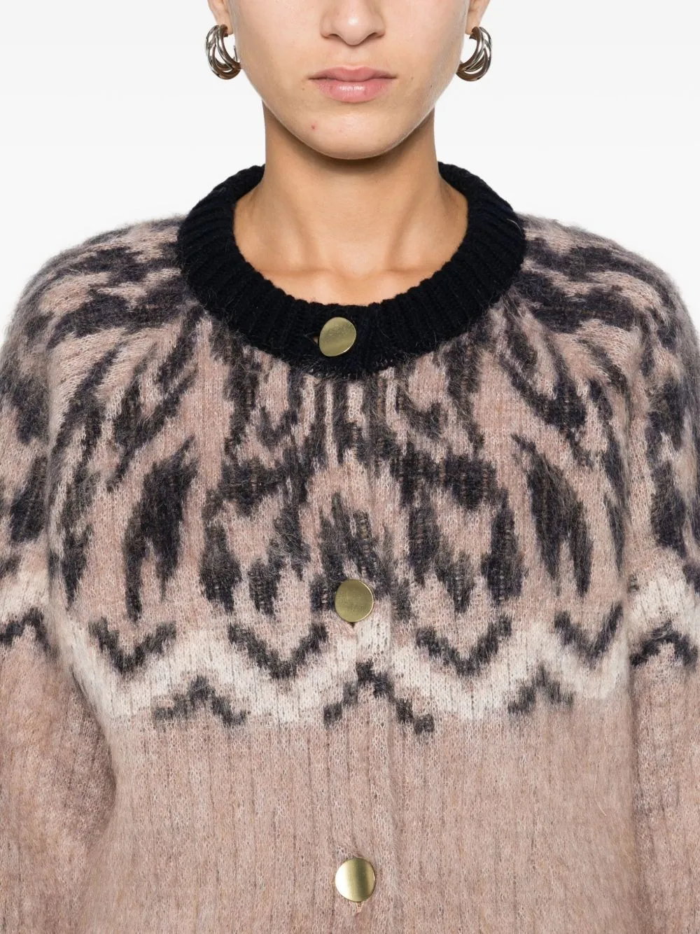 WOOL JACQUARD CARDIGAN sold by Lord & Taylor product image thumbnail 5