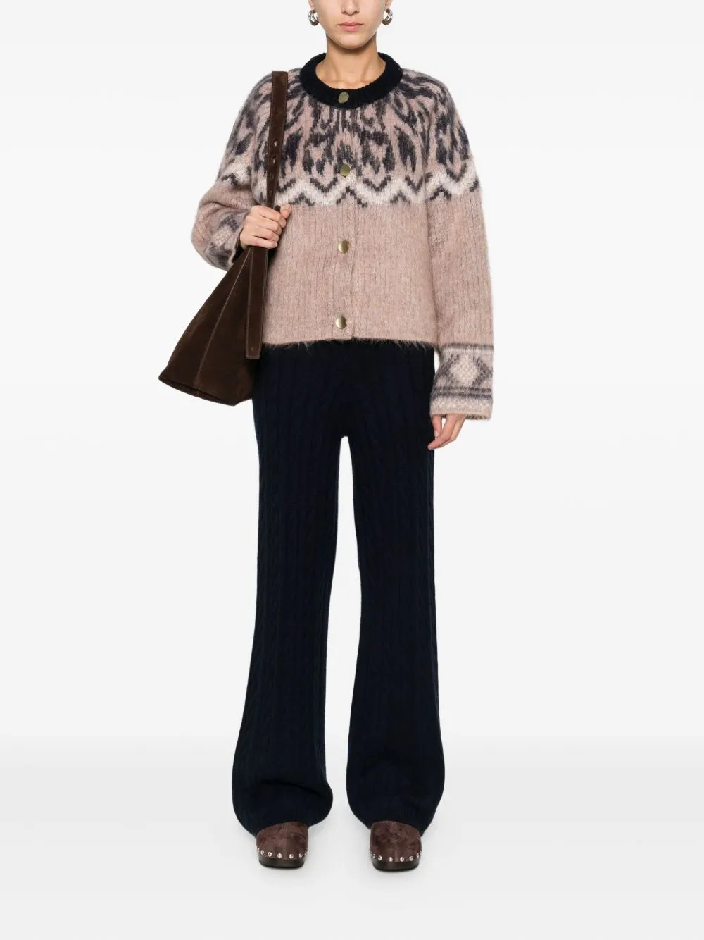 WOOL JACQUARD CARDIGAN sold by Lord & Taylor product image thumbnail 2