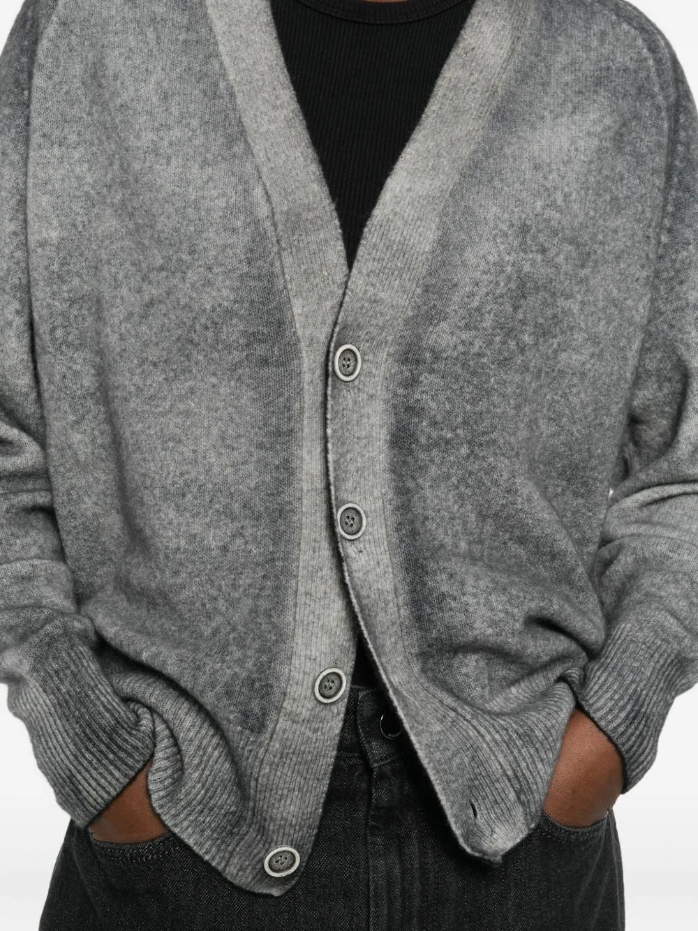 WOOL AND CASHMERE V-NECKED CARDIGAN sold by Lord & Taylor product image thumbnail 4