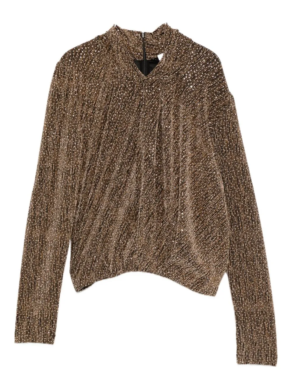 METALLIC HIGH-NECK SWEATER sold by Lord & Taylor
