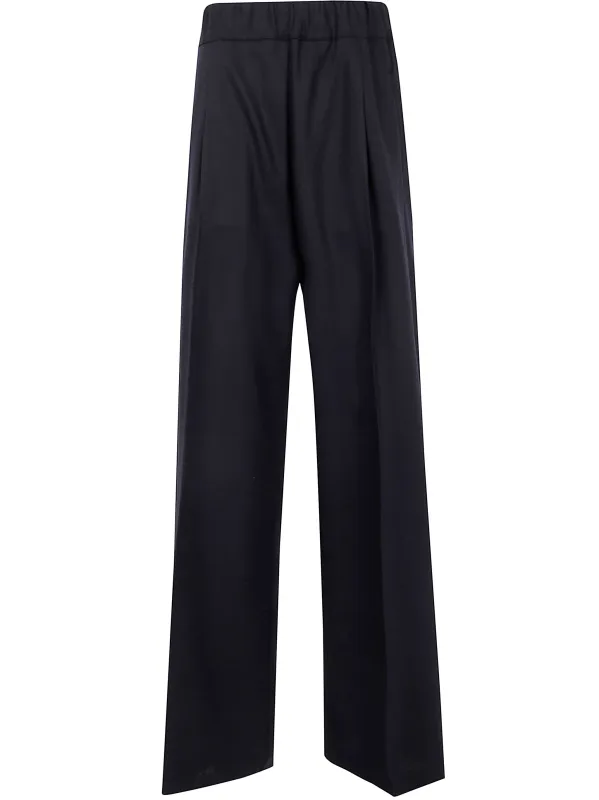 WOOL PLEAT WIDE-LEG PANTS sold by Lord & Taylor