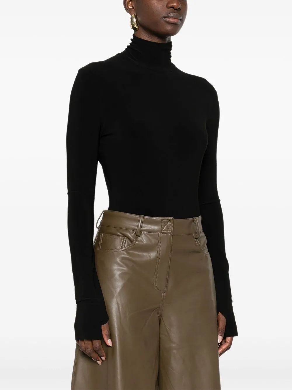 TURTLE-NECK BODYSUIT sold by Lord & Taylor product image thumbnail 5