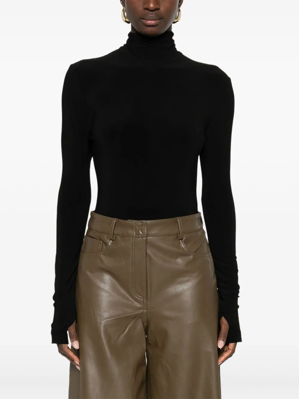 TURTLE-NECK BODYSUIT sold by Lord & Taylor product image thumbnail 4