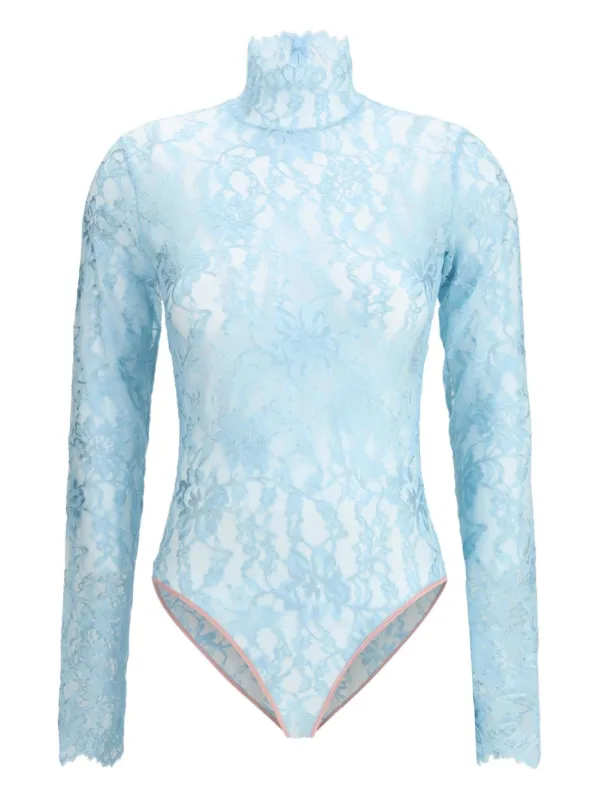 FLORAL LACE BODYSUIT sold by Lord & Taylor