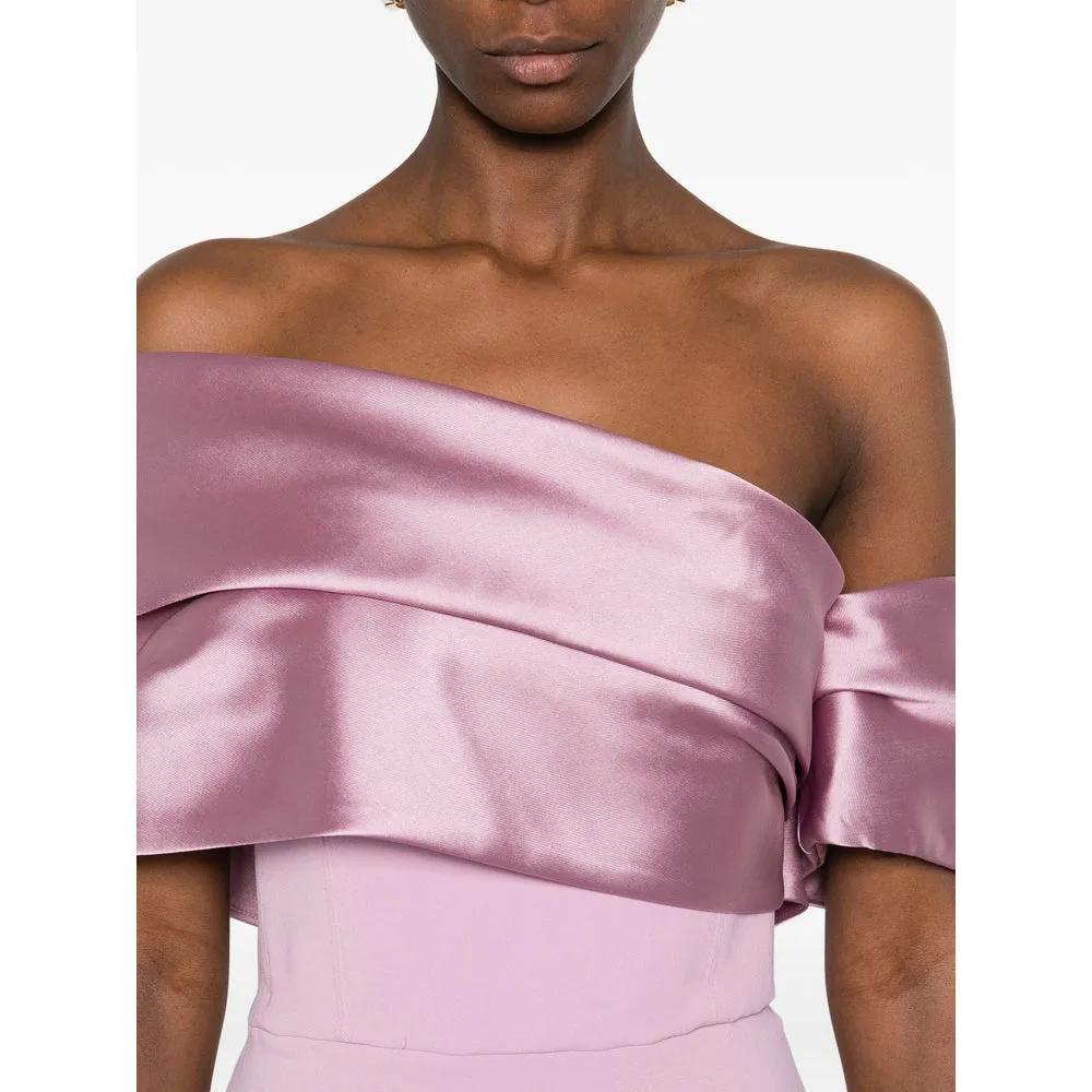 Off-Shoulder Pink Maxi Dress sold by Lord & Taylor product image thumbnail 5